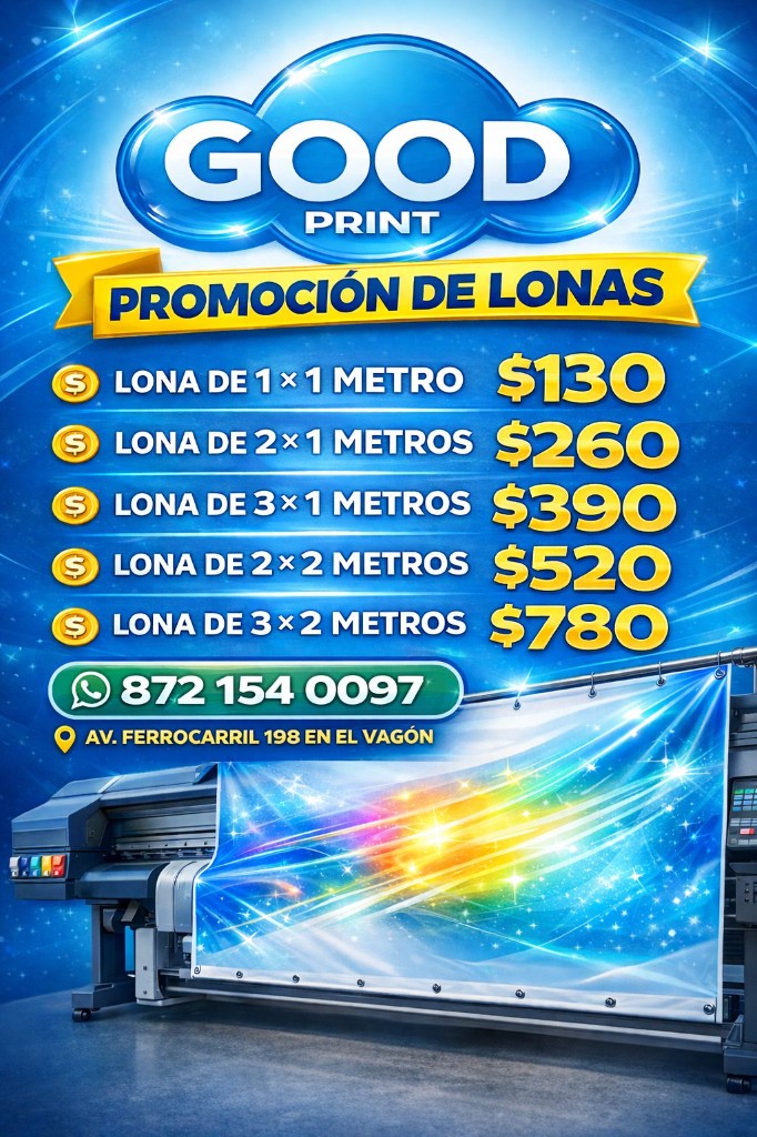 Promoción de Lonas GoodPrint